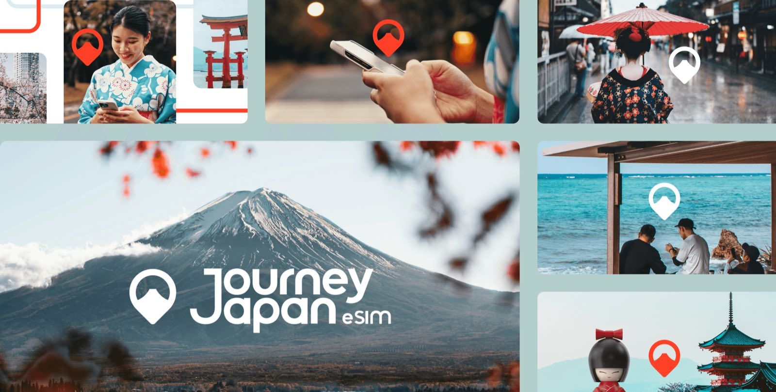 Journey Japan eSIM collateral