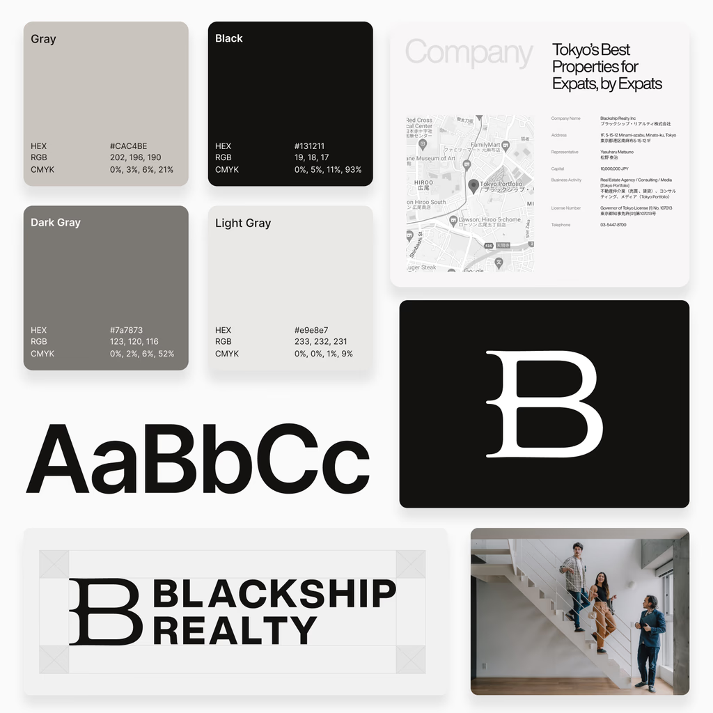 Blackship Realty — logo and brand system