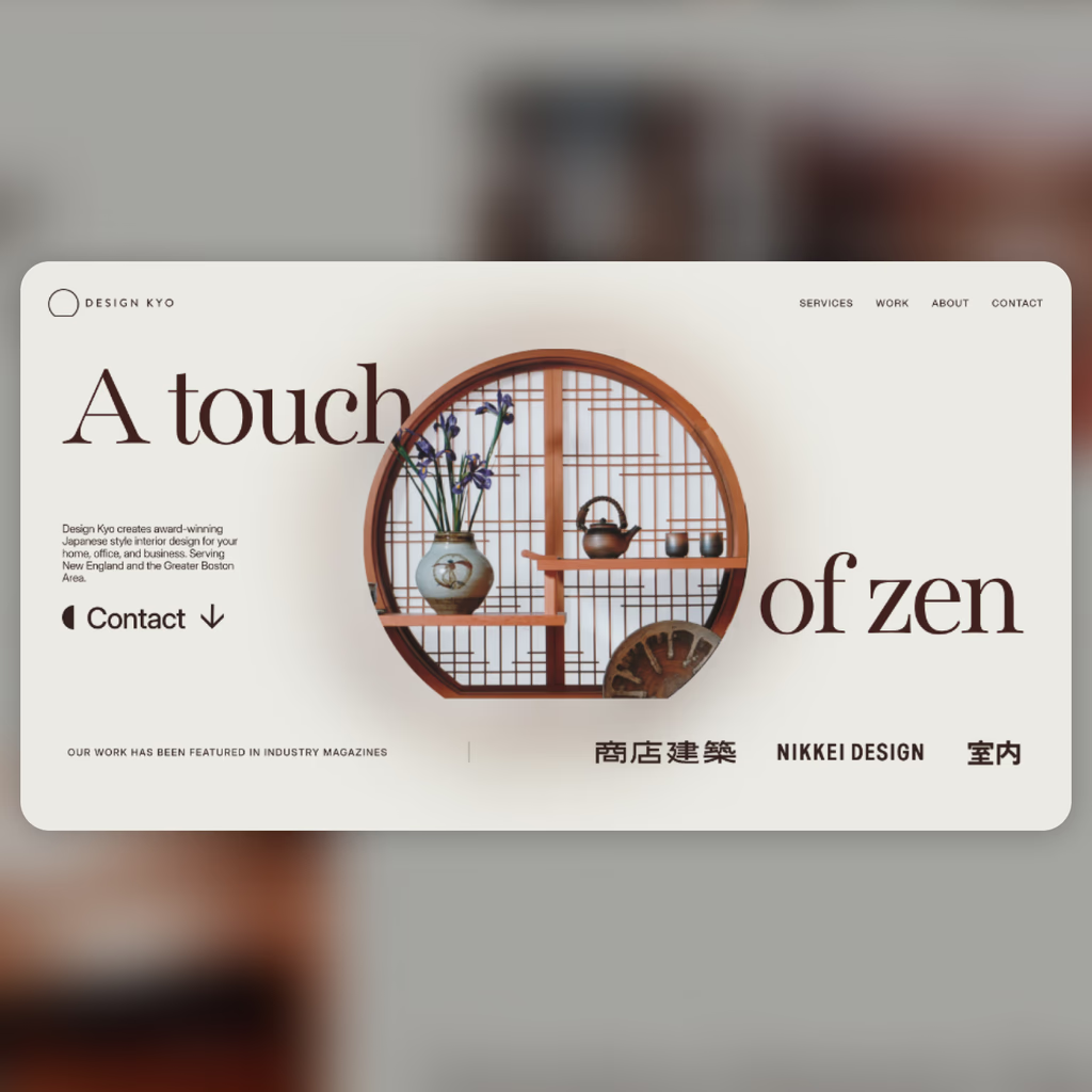 Design Kyo — Japanese interior design website