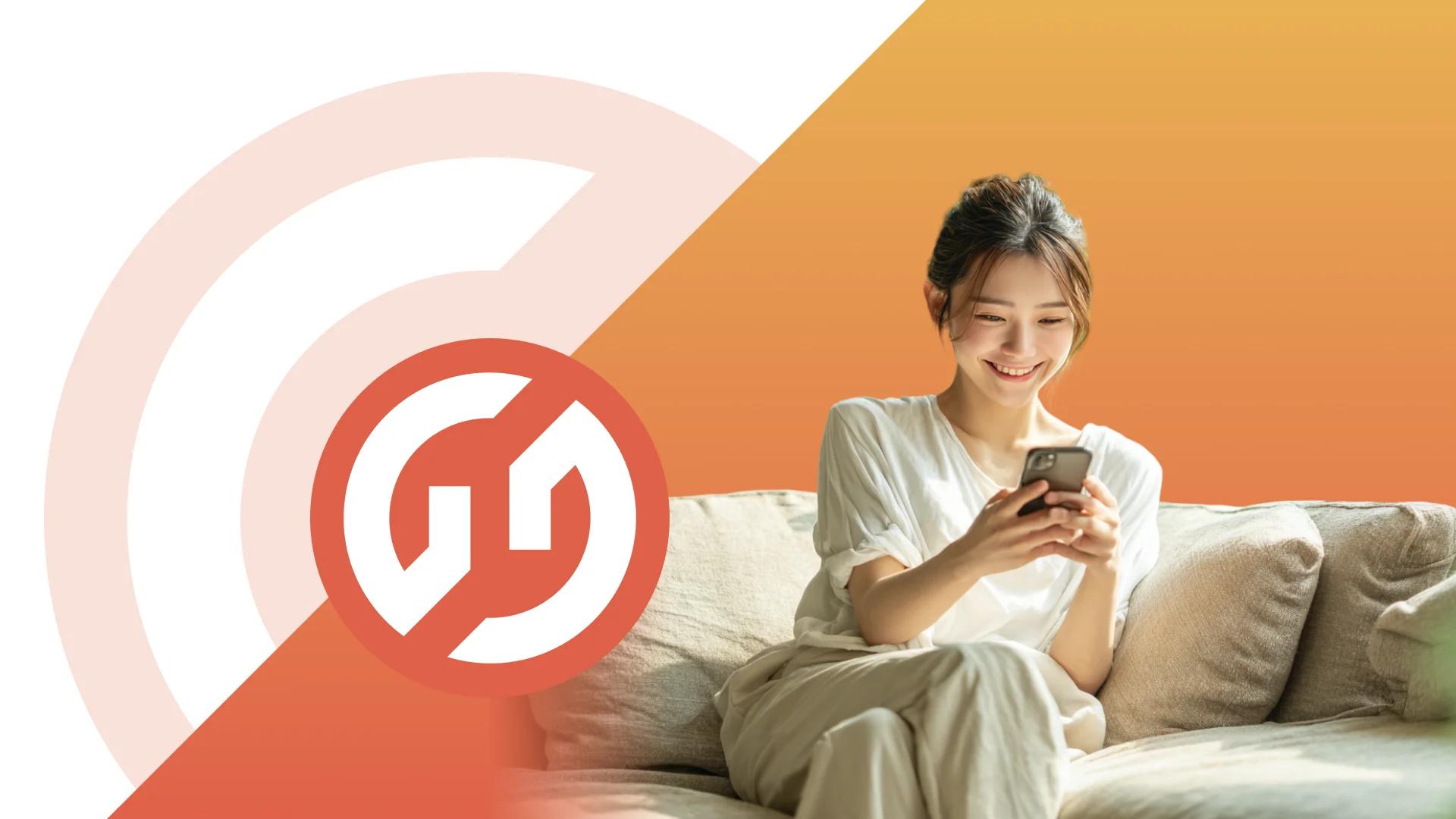 Gamban brand visual in Japan
